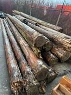 Oude grenen balken / gebinten zeer mooi 200m1 totaal, Ophalen, Gebruikt, 250 cm of meer, Balken