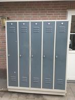 Vintage grote lockerkast - locker - 5 deurs - industrieël, Huis en Inrichting, Kasten | Lockerkasten, Gebruikt, Industrieël, Ophalen