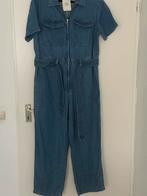 Jeans Jumpsuit met wijde pijpen, Kleding | Dames, Jumpsuits, Maat 38/40 (M), H&M, Blauw, Ophalen of Verzenden