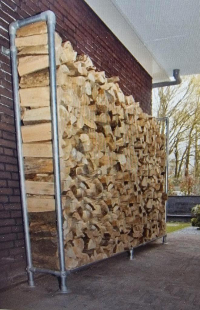 Houthok opberghok berging haardhout, Tuin en Terras, Haardhout, Minder dan 3 m³, Ophalen