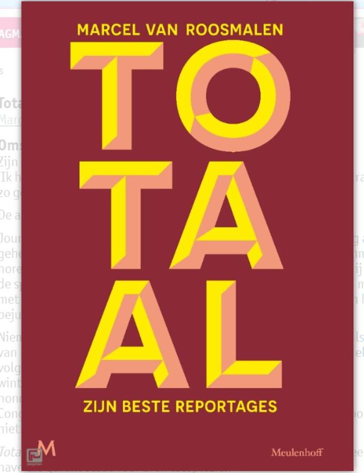 TOTAAL nieuw boek van Marcel van Roosmalen BCBC, Boeken, Literatuur, Nieuw, Ophalen