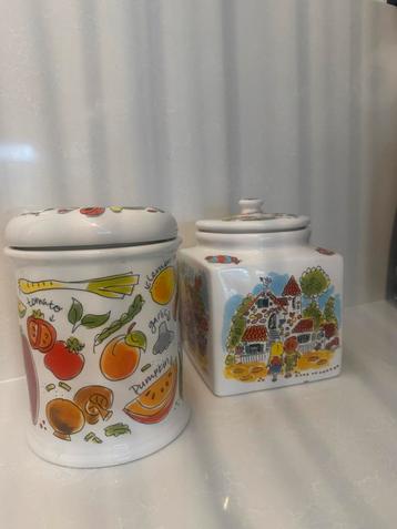 Vintage Voorraadpotten Set - blond amsterdam beschikbaar voor biedingen