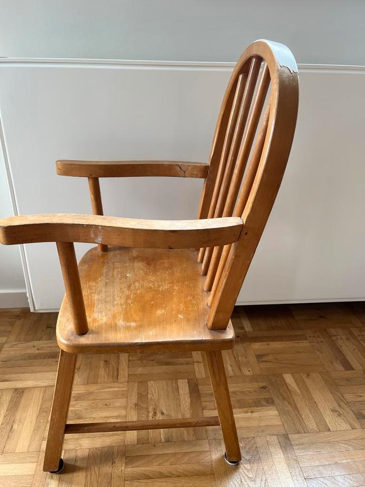 Houten Kinderstoel - ca. 1958, Antiek en Kunst, Antiek | Meubels | Stoelen en Banken, Ophalen of Verzenden