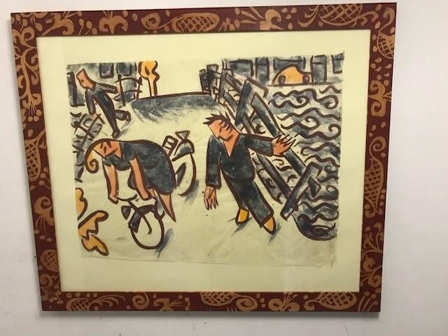 Eddy Varenkamp (1949- ).....'Amsterdam', Antiek en Kunst, Kunst | Designobjecten, Ophalen