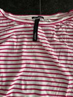 10days longsleeve shirt roze / wit maat L, Kleding | Dames, Maat 38/40 (M), Verzenden, 10days, Zo goed als nieuw