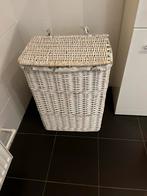 Rieten wasmand met wasbare hoes, Ophalen, Gebruikt, Wit, Overige typen