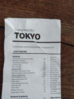 Crumpled city stadsplattegrond Tokyo, 2000 tot heden, Ophalen of Verzenden, Wereld, Landkaart