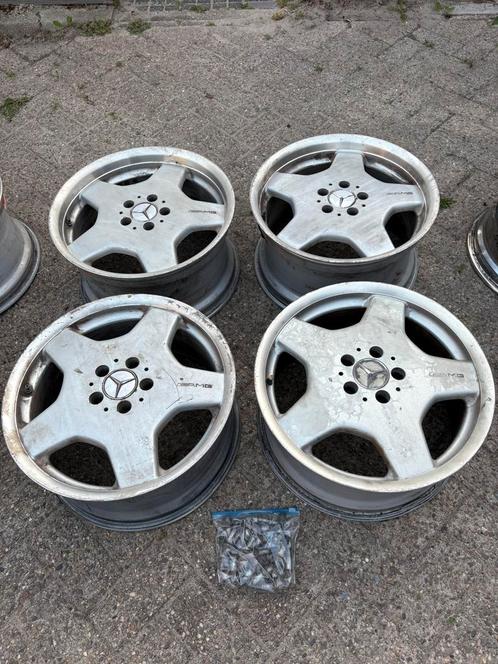 Originele 18” Mercedes AMG Styling 1 breedset velgen, Auto-onderdelen, Banden en Velgen, Velg(en), 18 inch, Personenwagen, Gebruikt