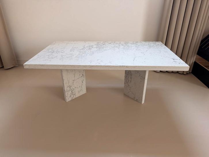 Granieten/Marmeren Salontafel - 98x58x40 cm, Antiek en Kunst, Antiek | Meubels | Tafels, Ophalen