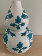 vaas turquoise 45 cm hoog en 25 cm breed  vh merk Todo Mundo, Overige materialen, Overige kleuren, Ophalen of Verzenden, Zo goed als nieuw