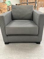 2x Linteloo Fauteuil Grijs - Wasbare Hoes, Ophalen, Gebruikt, Stof, 75 tot 100 cm