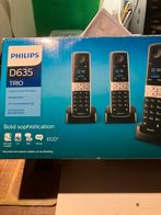 Philips D635 Trio Draadloze Telefoon - Nieuw in Doos, Telecommunicatie, Vaste telefoons | Handsets en Draadloos, Ophalen of Verzenden
