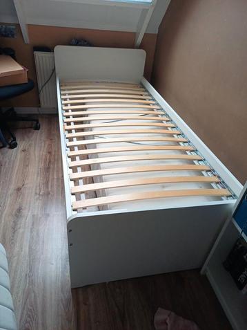 Ikea Askvoll Bed 90x200 - Wit