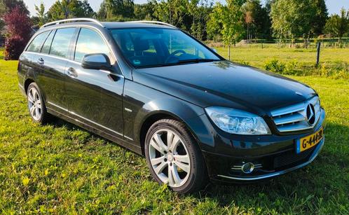 Mercedes-Benz C-Klasse 1.8 C180 Kompressor Estate 2007 Zwart, Auto's, Mercedes-Benz, Particulier, C-Klasse, ABS, Airbags, Airconditioning