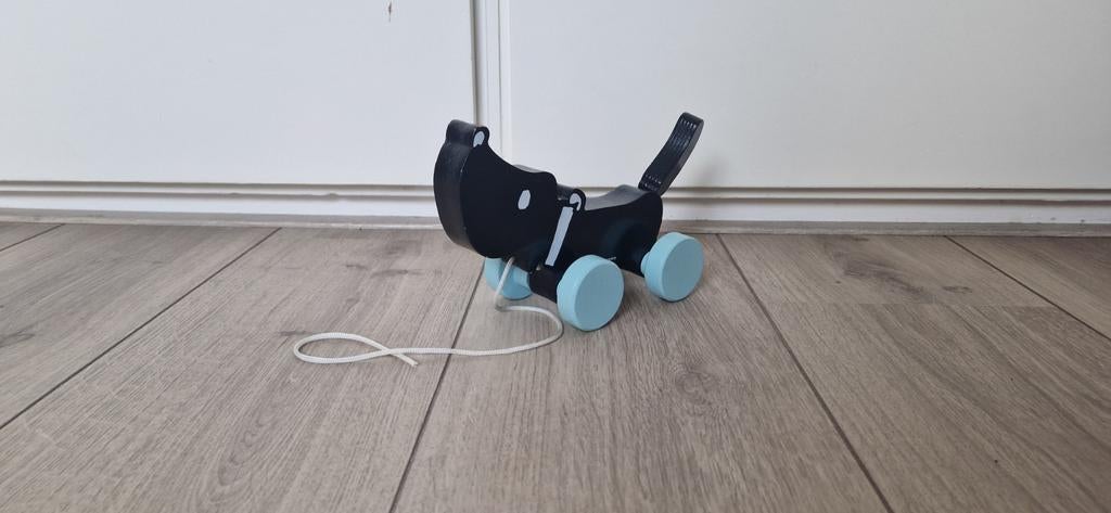 Houten trekdier hondje hema takkie, Kinderen en Baby's, Speelgoed | Houten speelgoed, Ophalen of Verzenden, Zo goed als nieuw