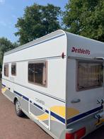 Mooie Dethelffs Camper 450 DB Frans lengtebed, Caravans en Kamperen, Rondzit, Vast bed, Bedrijf, 750 - 1000 kg