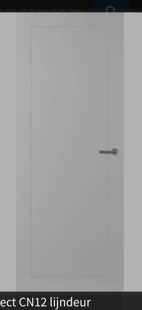 Svedex CN12 (93x231,5) Opdek Linksdraaiend, Doe-het-zelf en Verbouw, Deuren en Horren, Nieuw, Binnendeur, 215 cm of meer, 80 tot 100 cm