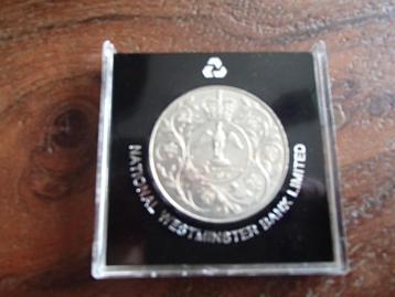 munt queen elisabeth zilveren jubileum crown 1952-1977 beschikbaar voor biedingen