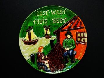 Spreukbord Oost west thuis best ca. 1920 -1950 beschikbaar voor biedingen