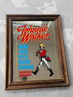 Johnnie Walker Spiegel - Vintage bar / mancave Decoratie, Minder dan 50 cm, Gebruikt, Ophalen of Verzenden, Minder dan 100 cm