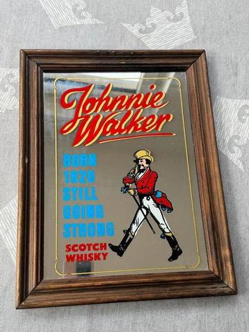 Johnnie Walker Spiegel - Vintage bar / mancave Decoratie beschikbaar voor biedingen