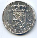 Nederland 1 Gulden 1955, Postzegels en Munten, Munten | Nederland, Ophalen of Verzenden, Koningin Juliana, 1 gulden, Zilver