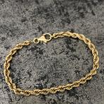 14k gouden rope armband prachtig schakel