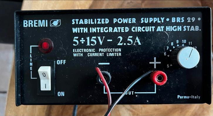 Bremi BRS29 Gestabiliseerde Voeding, Hobby en Vrije tijd, Elektronica-componenten, Gebruikt, Ophalen of Verzenden