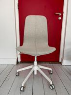 Ikea Langfjall bureaustoel met wielen in wit/beige, Huis en Inrichting, Bureaustoelen, Ophalen, Gebruikt, Wit, Bureaustoel