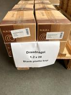 115 Kilo Draadnagels 1.2x20 Blank Platte Kop, Doe-het-zelf en Verbouw, IJzerwaren en Bevestigingsmiddelen, Houtverbinders, Nieuw
