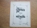 MORITZ MOSZKOWSKI - SERNATA UIT OPUS 15 -PIANO, Gebruikt, Klassiek, Ophalen of Verzenden, Artiest of Componist
