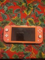 Nintendo Switch Lite - Roze/Coral, Ophalen, Roze of Coral, Zo goed als nieuw, Met beschermhoes of tas