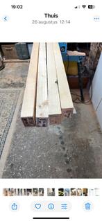 Vuren balken,, Doe-het-zelf en Verbouw, Hout en Planken, Ophalen, 25 tot 50 mm, Zo goed als nieuw, 200 tot 250 cm