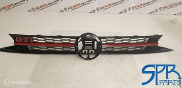 POLO 2G GTI AW1 HOOGGLANS ZWART Grille ROOD GTI LOGO EMBLEEM beschikbaar voor biedingen