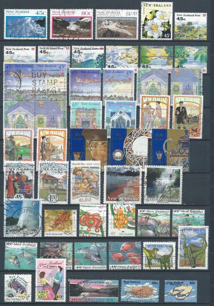 A551 – Nieuw Zeeland – kaveltje gestempeld (1992-1997), Postzegels en Munten, Postzegels | Oceanië, Gestempeld, Verzenden
