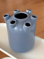 Tulpenvaas paarsblauw HEMA, Ophalen, Zo goed als nieuw, Aardewerk of Porselein, Minder dan 50 cm