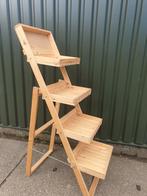 Houten presentatie rek uitklapbaar plateau uitstallen, Huis en Inrichting, Ophalen of Verzenden