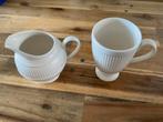 Wedgwood melkkannetje en kofiie/thee beker xl, Overige typen, Ophalen of Verzenden, Zo goed als nieuw, Wedgwood