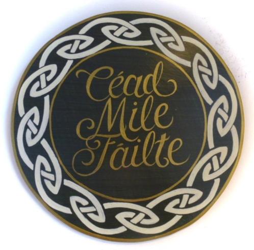 Handgeschilderd Iers pubbord/Irish pub/Mancave/Welkom, Huis en Inrichting, Woonaccessoires | Wanddecoraties, Nieuw, Ophalen of Verzenden
