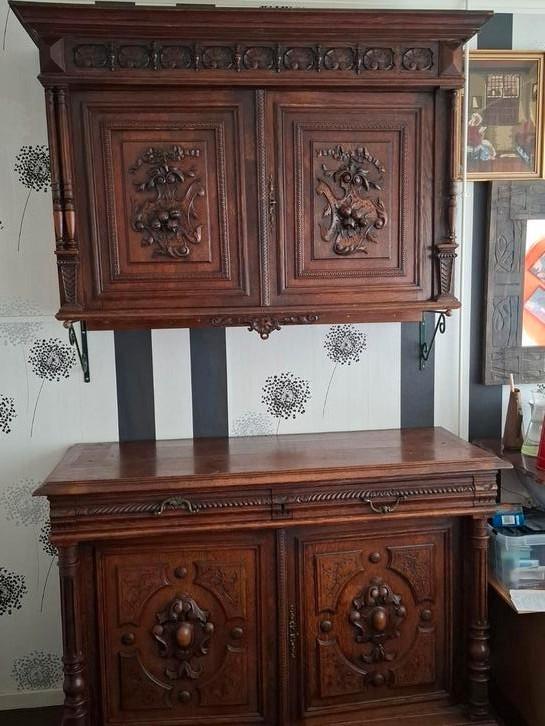 Antieke buffet kast, Antiek en Kunst, Antiek | Meubels | Kasten, Ophalen