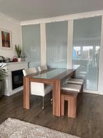 Eettafel, Huis en Inrichting, Tafels | Eettafels, Gebruikt, Vijf personen of meer, 150 tot 200 cm, Rechthoekig