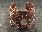 Kenzo World open armband, Ophalen of Verzenden, Zo goed als nieuw, Roze, Overige materialen