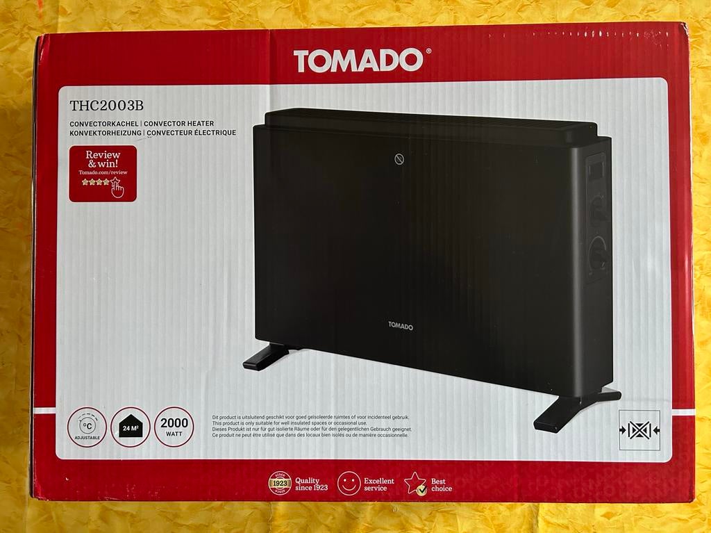 Tomado THC2003B Convector Kachel - 2000W, Huis en Inrichting, Kachels, Overige soorten, Elektrisch, Nieuw, Ophalen of Verzenden