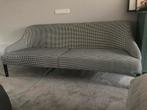 Bank zwart wit pied de poule, Huis en Inrichting, Ophalen, Driepersoons, 75 tot 100 cm, Zo goed als nieuw