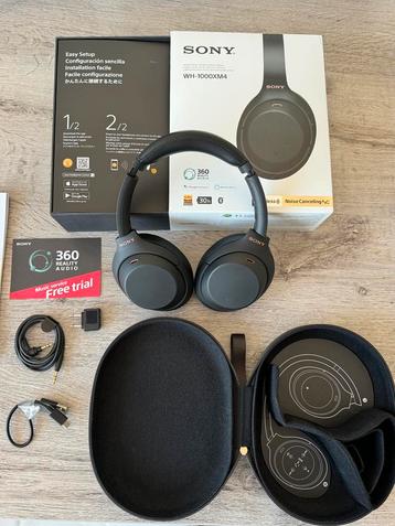 Sony WH-1000XM4 Bluetooth Koptelefoon incl alles ZGAN! beschikbaar voor biedingen