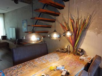 3 Glazen Hanglampen - Sfeervol Licht