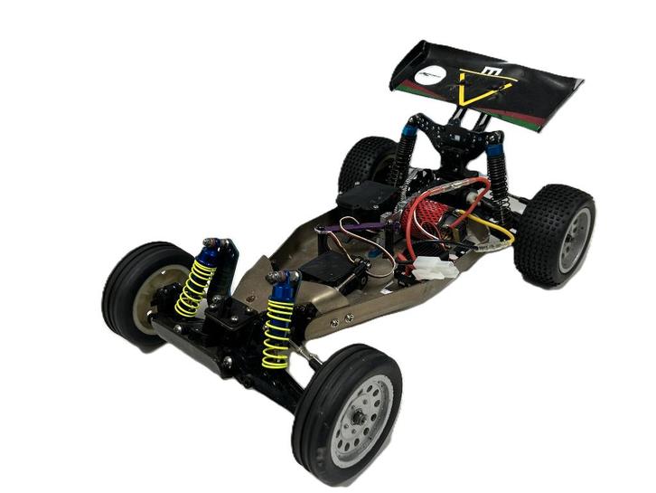 Vintage Traxxas chassis 1/10 rc auto, Hobby en Vrije tijd, Modelbouw | Radiografisch | Auto's, Gebruikt, Onderdeel, Schaal 1:10