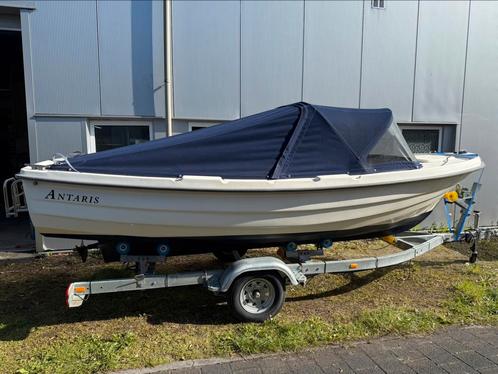 Adria 501, Antaris 501 Diesel Sloep met led trailer, Watersport en Boten, Sloepen, Gebruikt, Tot 10 pk, 3 tot 6 meter, Binnenboordmotor