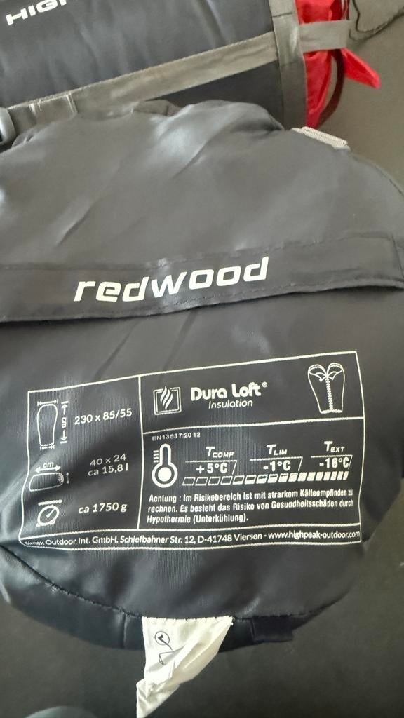2 Redwood High Peak Slaapzakken - Koppelbaar!, Caravans en Kamperen, Slaapzakken, Ophalen of Verzenden, Gebruikt