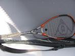 squash racket van DUNLOP POWERMAX titanium met goede bespann, Sport en Fitness, Squash, Ophalen of Verzenden, Zo goed als nieuw